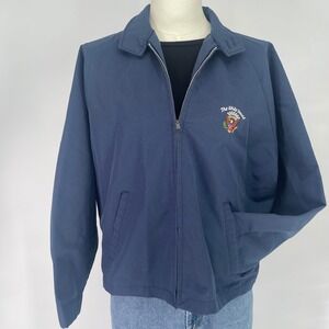 Vintage White House Full Zip Jacket Birdie By Richard A. Leslie Mens L USA Made‎